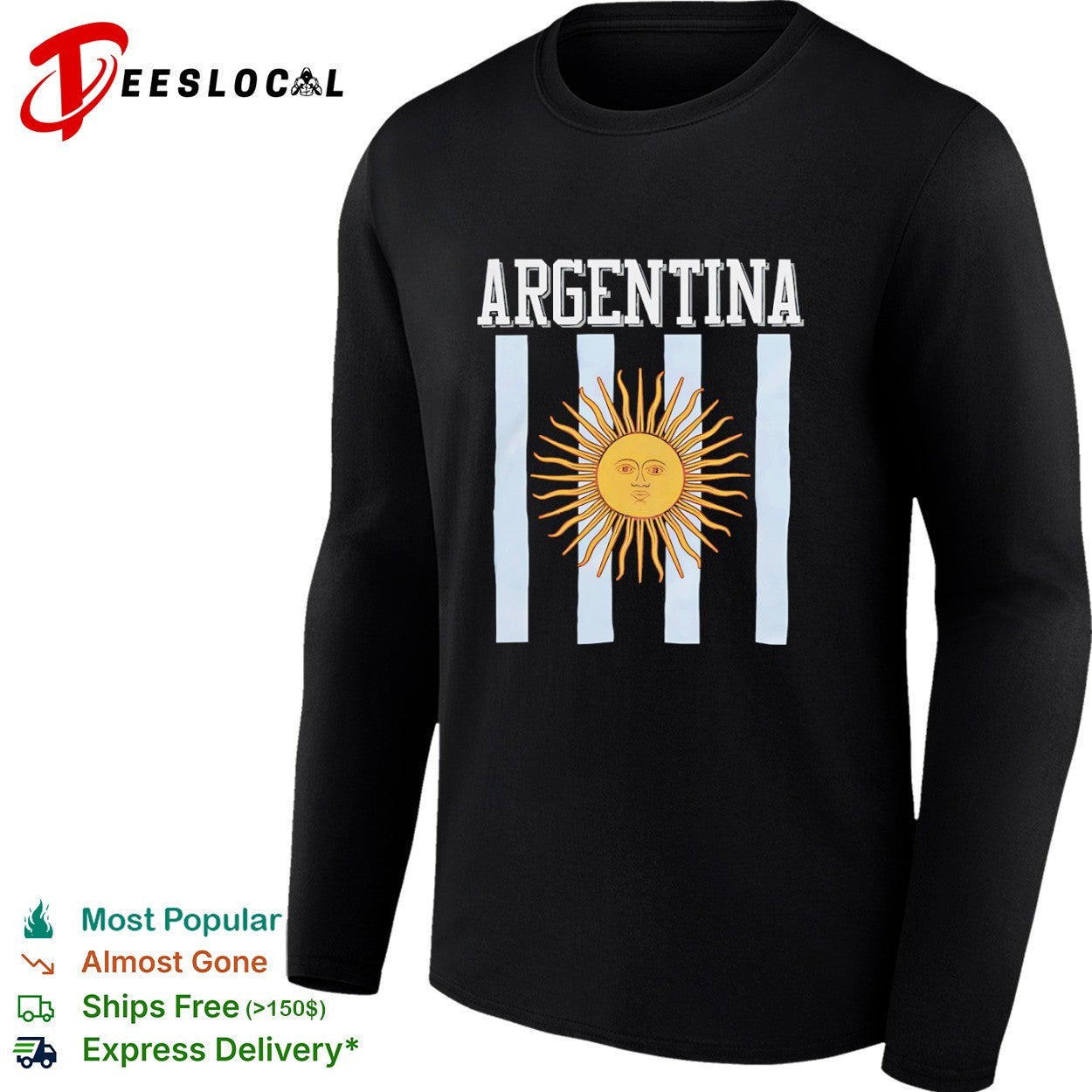 Argentina Sun Flag shirt