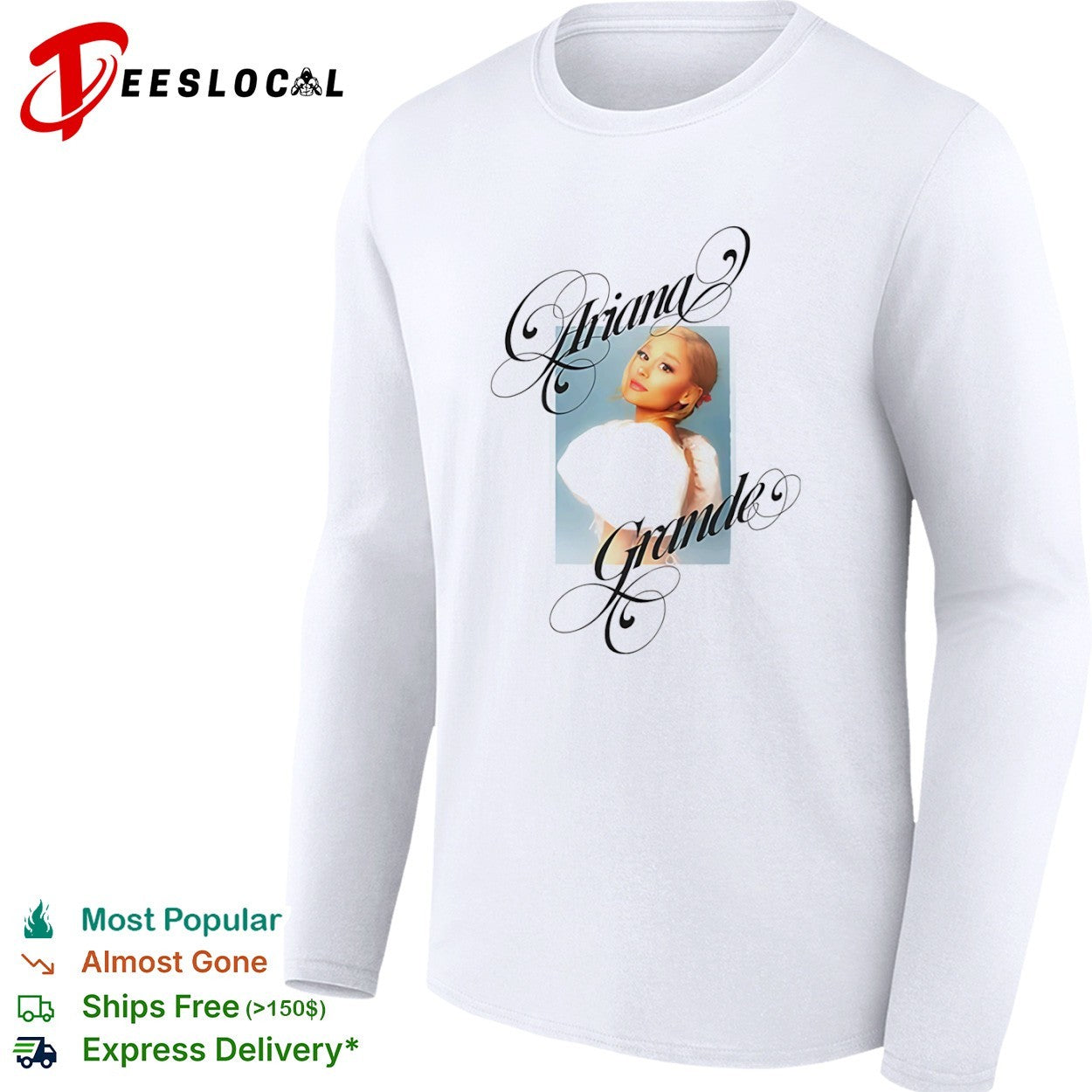 Ariana Grande Portrait Pop Star Singer Music Artist shirt