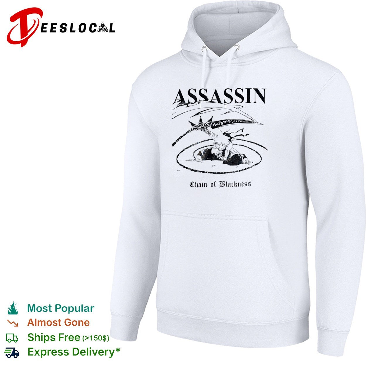 Assassin Chain of Blackness Anime Character shirt