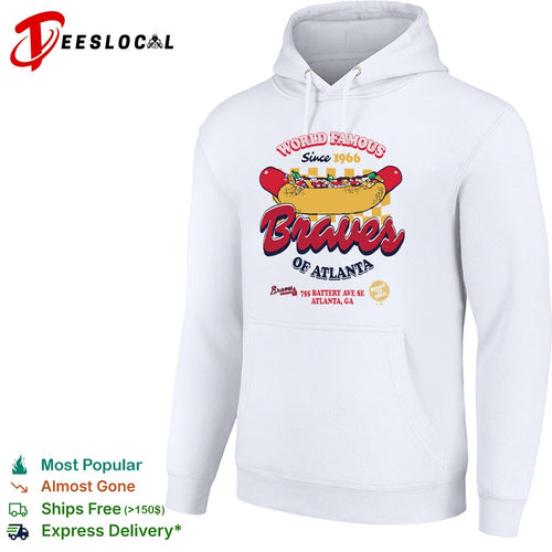 Atlanta Braves World Famous Since 1966 Hot Dog Ready to Roll shirt