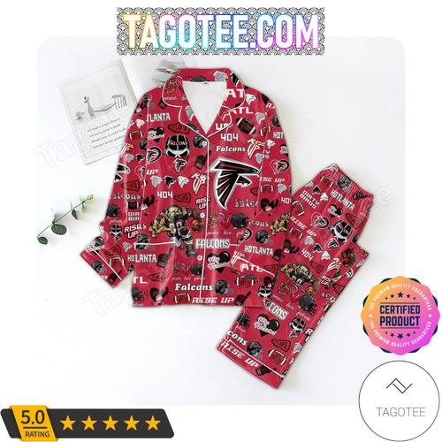 Atlanta Falcons Football Pattern Women’s Pajamas Set