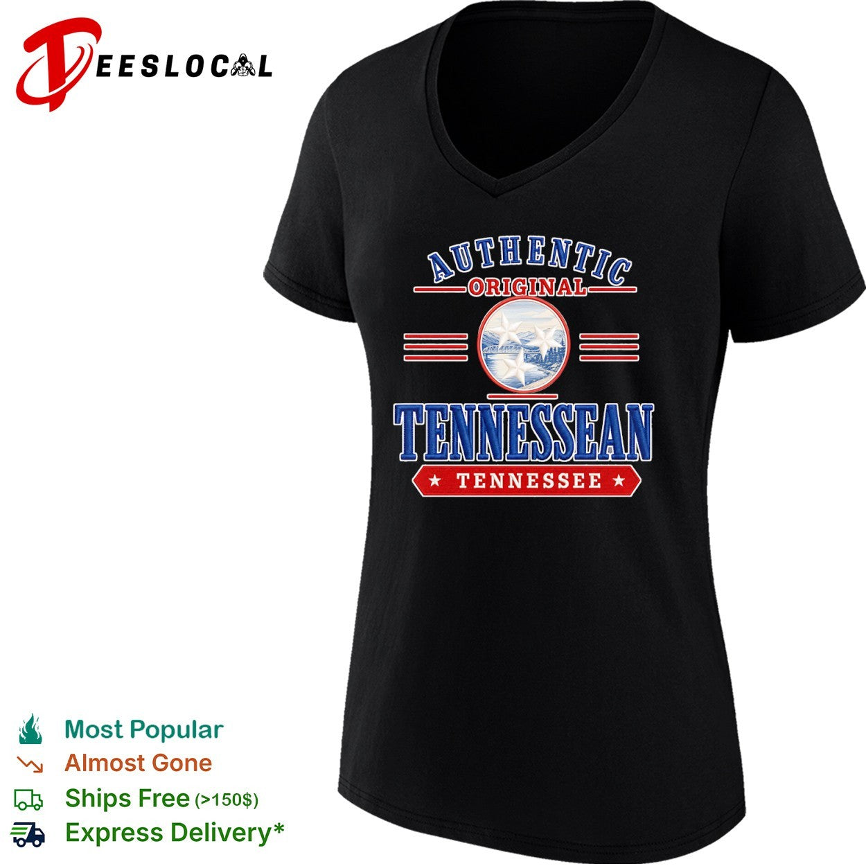 Authentic Original Tennessean Tennessee shirt
