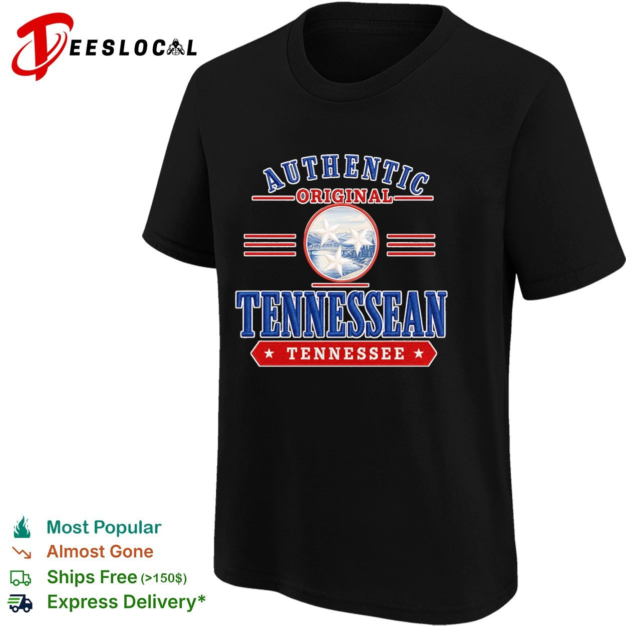 Authentic Original Tennessean Tennessee shirt
