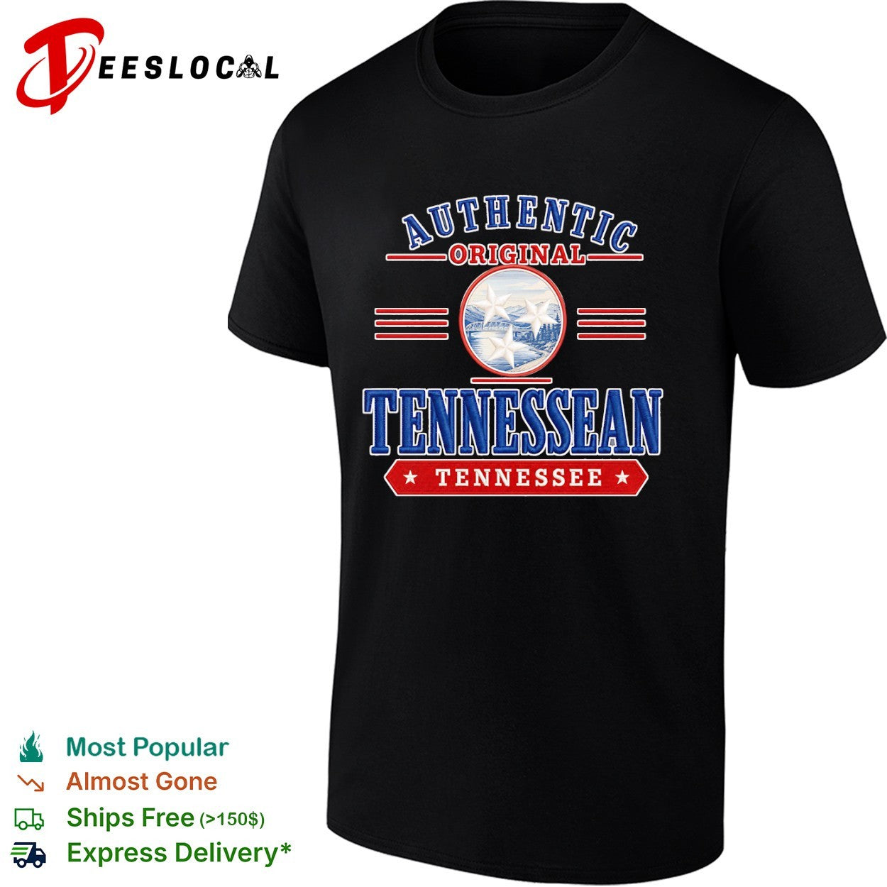Authentic Original Tennessean Tennessee shirt