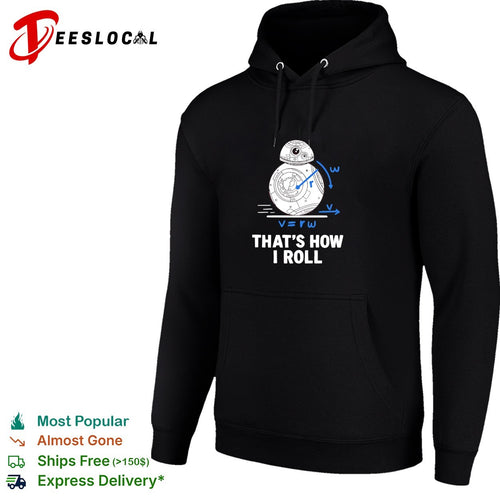 BB8 droid rolling forward velocity equals radius times omega thats how I roll shirt