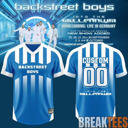 Backstreet Boys Into The Millennium – Homecoming Live in Germany Custom Jersey