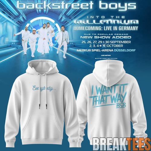 Backstreet Boys Into The Millennium – Homecoming Live in Germany Limited Hoodie