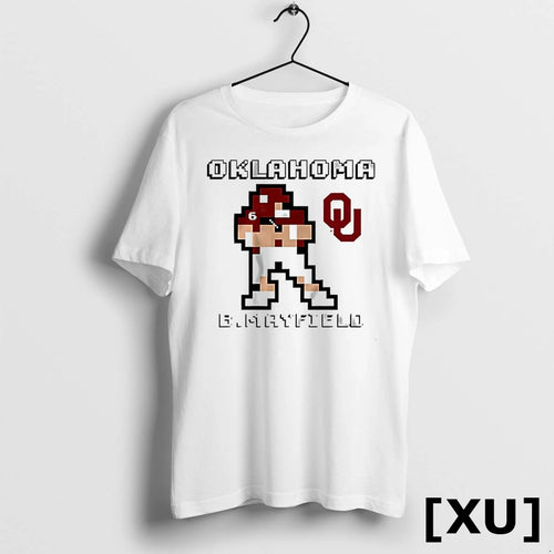 Baker Mayfield Oklahoma Sooners Retro Baller Game Tshirts Sweater