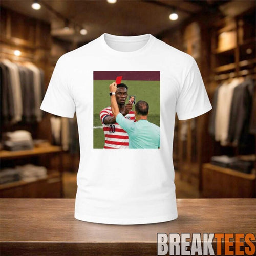 Balogun Red Card Trump Meme 2D Shirt