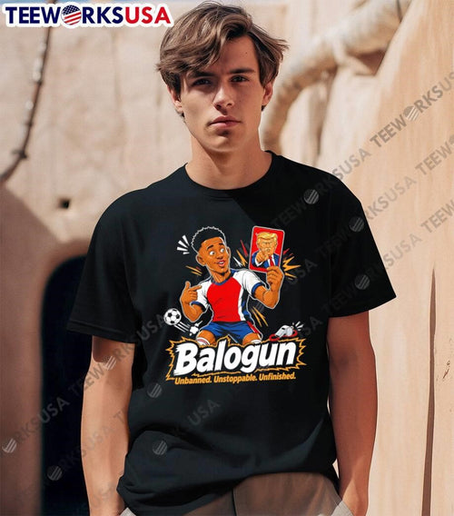 Balogun Shirt Unbanned Unstoppable Unfinished Trump Red Card Soccer shirt