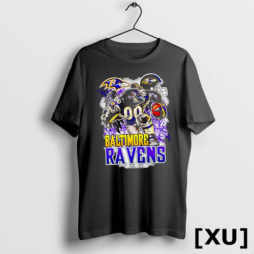 Baltimore Ravens Football Mascot Art Graphic Tshirts Sweater