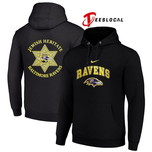 Baltimore Ravens Jewish heritage logo shirt
