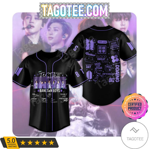 Bangtan Boys Festa 10 Years With Bts Baseball Jersey