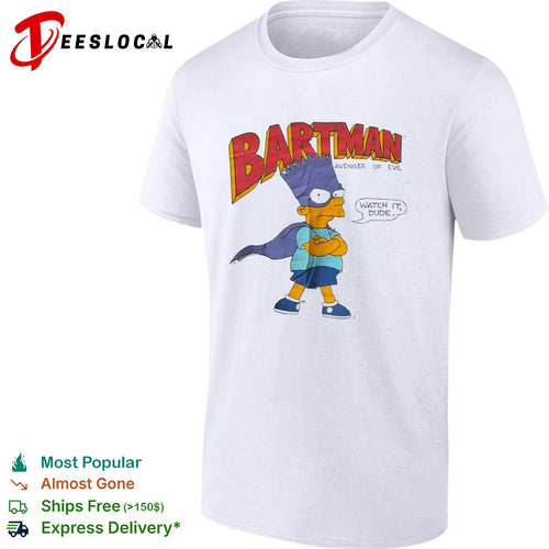 Bartman Avenger of Evil Watch It Dude The Simpsons shirt