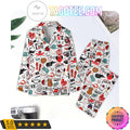 Baseball Home Pattern Sleepwear Pajamas Set
