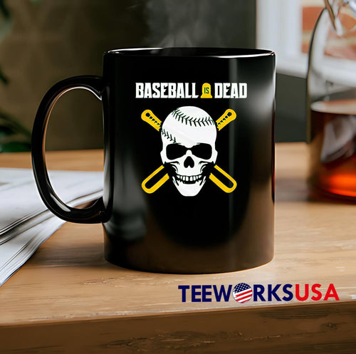 Baseball Is Dead Skull Crossed Bats shirt