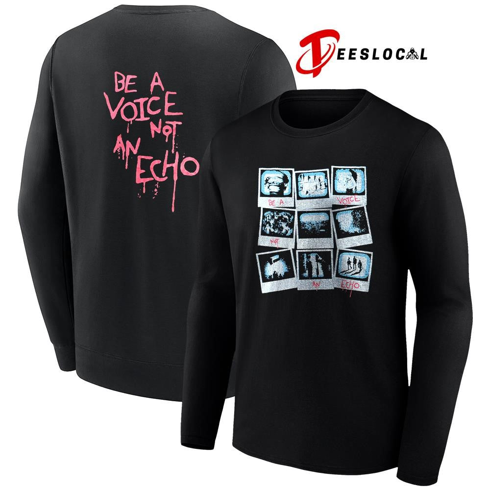 Be a voice not an echo TV vintage graphic shirt