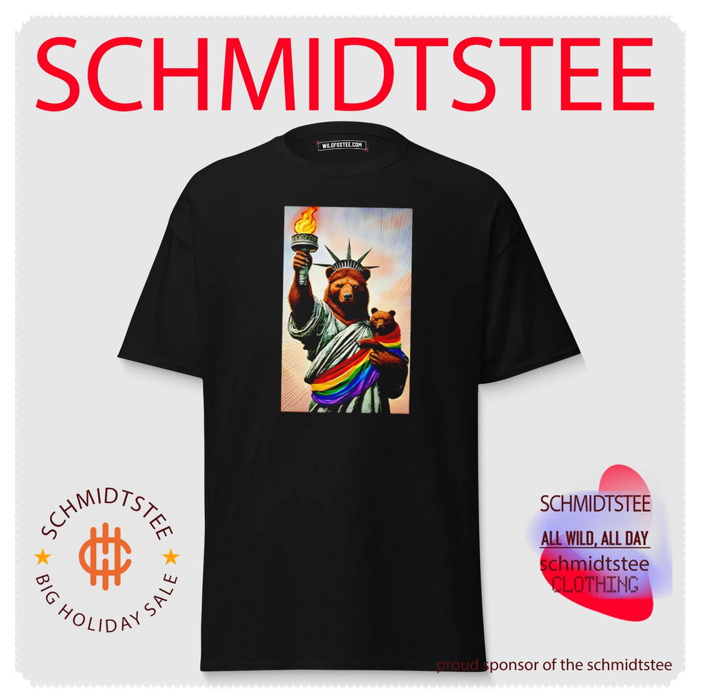 Bear Statue Of Liberty Pride shirt