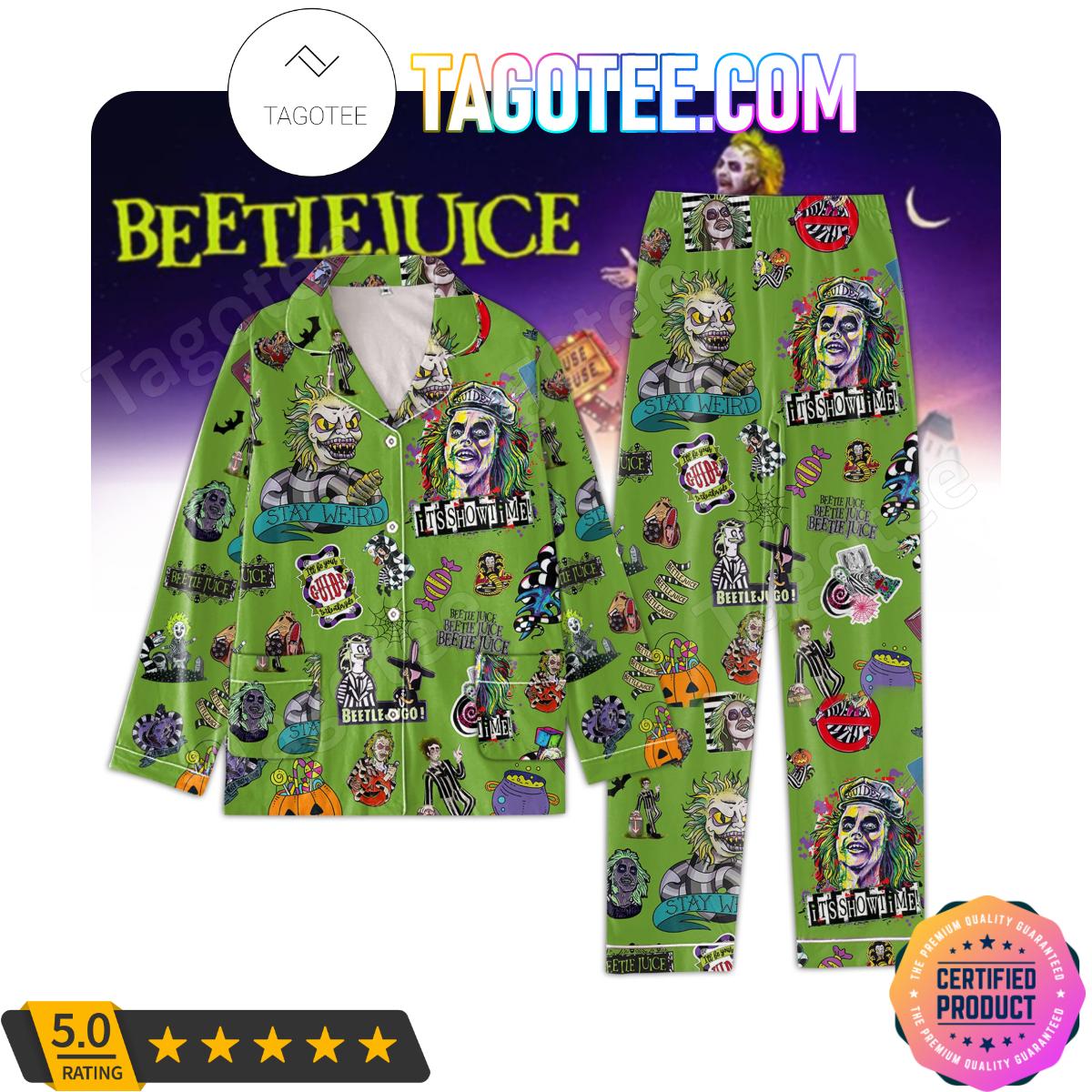 Beetlejuice It’s Showtime Women’s Pajamas Set