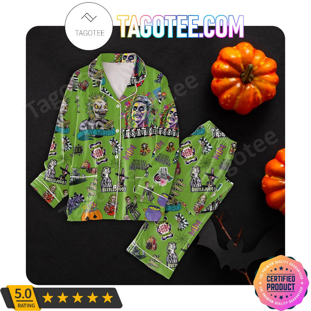 Beetlejuice It’s Showtime Women’s Pajamas Set