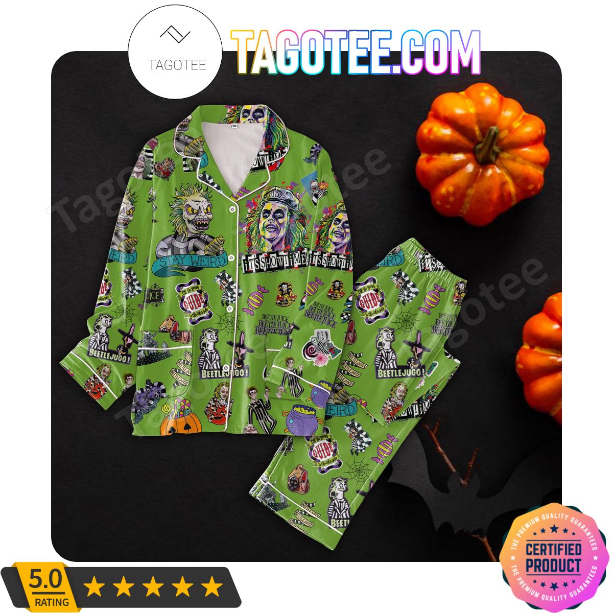 Beetlejuice It’s Showtime Women’s Pajamas Set
