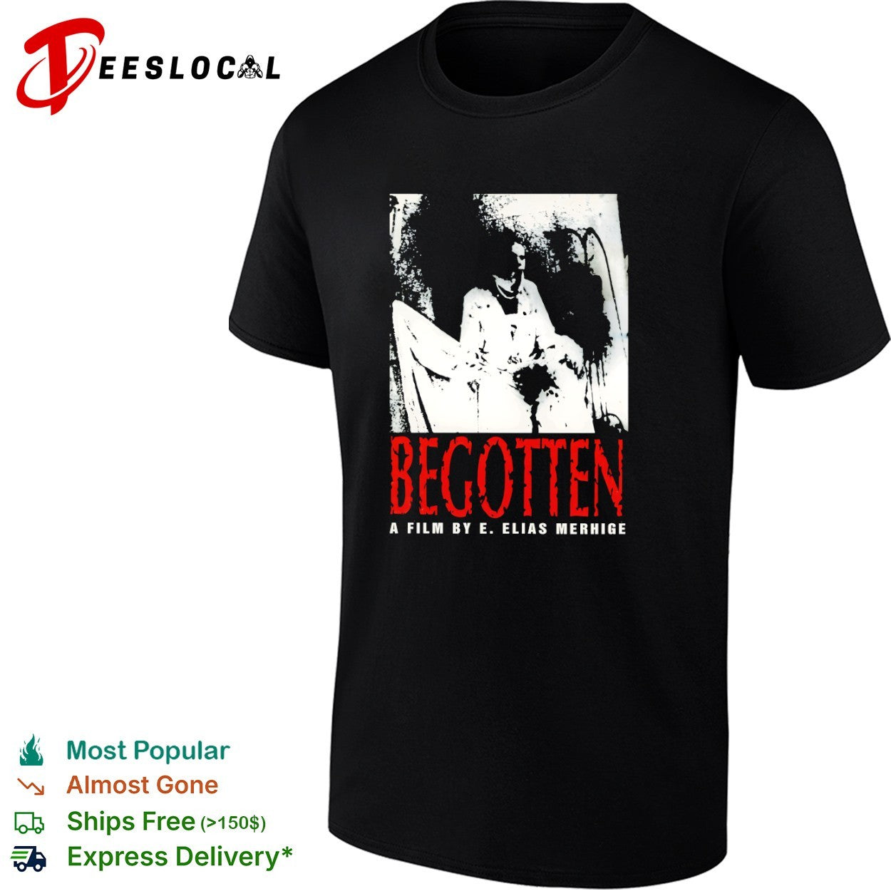 Begotten Film by E Elias Merhige experimental cinema shirt
