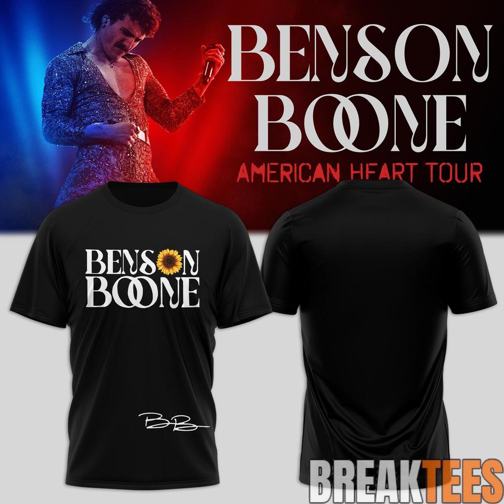 Benson Boone’s American Heart World Tour 2D Shirt