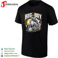 Big Boy 4014 steam locomotive train billowing smoke railway signal lights shirt