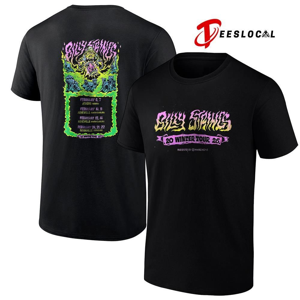 Billy Strings Winter tour 2026 date schedule shirt
