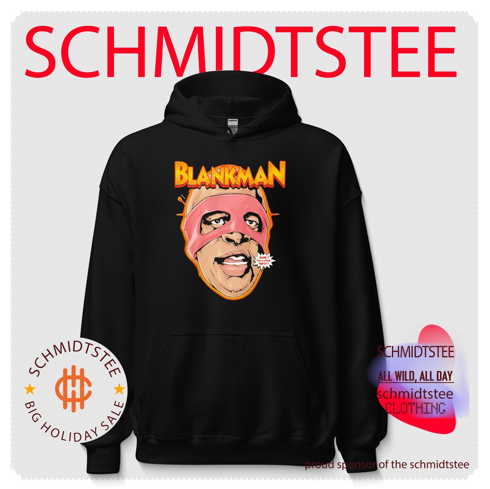 Blankman Crime Fighter Mask Shirt