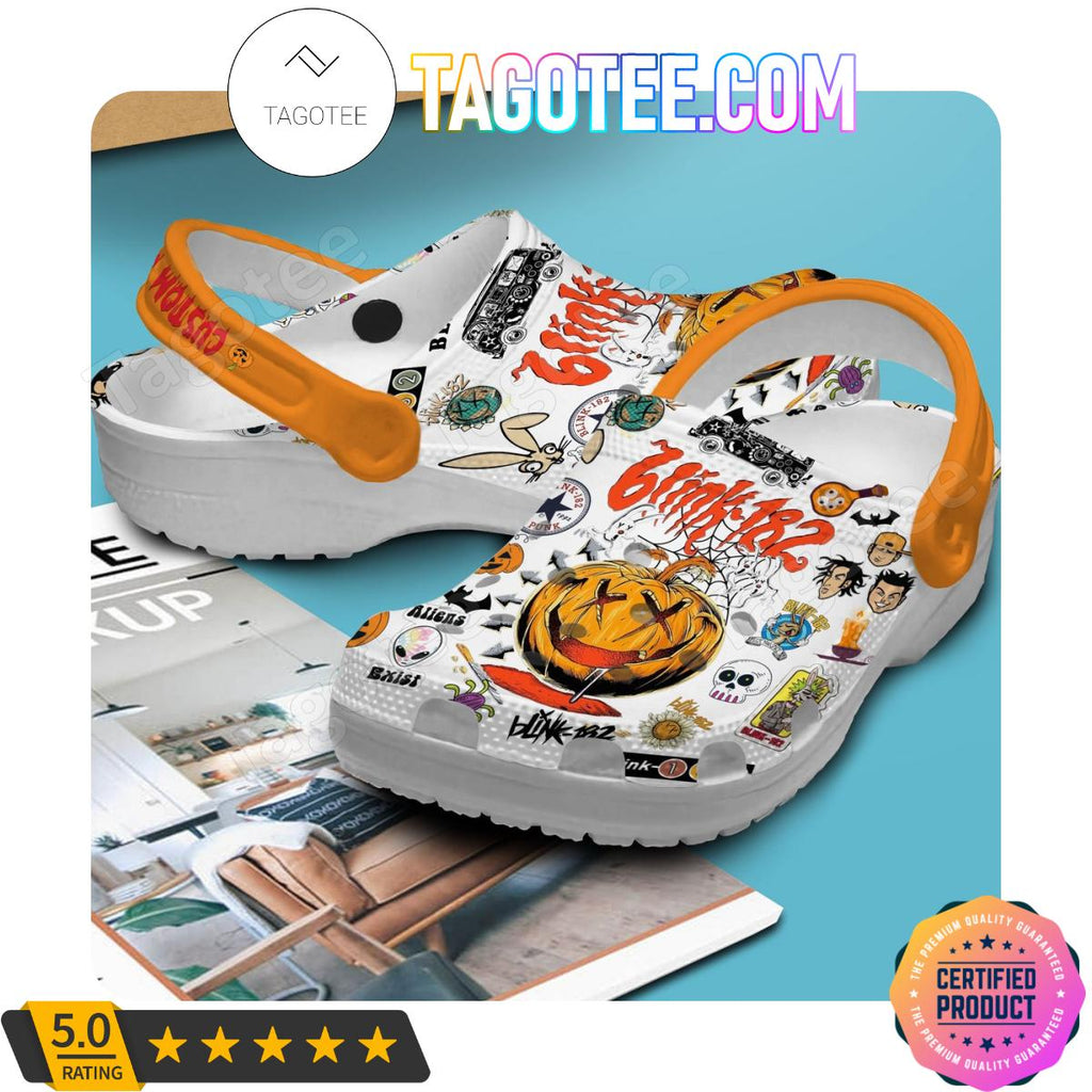 Blink-182 Halloween Custom Crocs Clogs