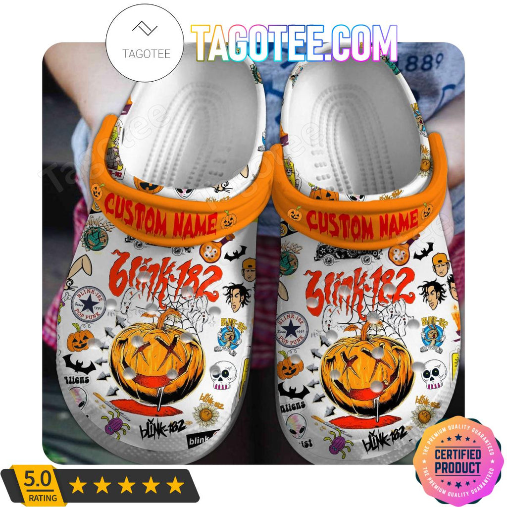 Blink-182 Halloween Custom Crocs Clogs