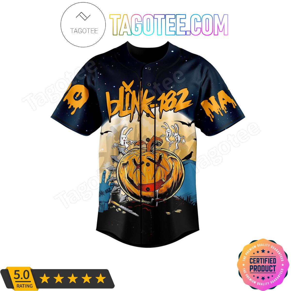 Blink-182 Hello There The Angel From My Nightmare Halloween Personalized Baseball Jersey