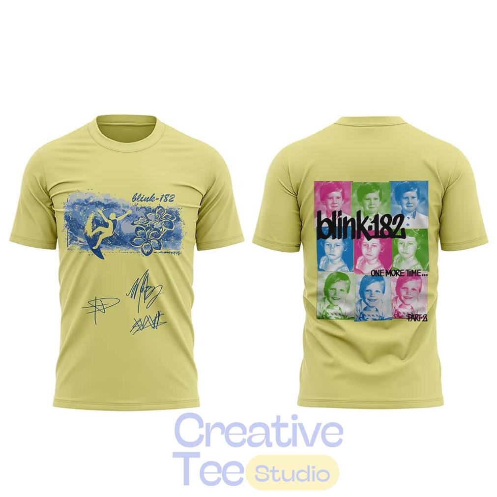 Blink-182 Boomer Spaulding and Travis Special Edition Pastel Tee