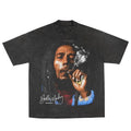Bob Marley Vintage Bootleg Size 3xl Womenswear Underwear Humen Round Neck Baggy (1)