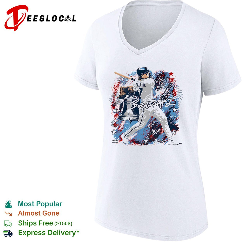 Bobby Witt Jr 2026 Philly Signature Kansas City Royals baseball shirt