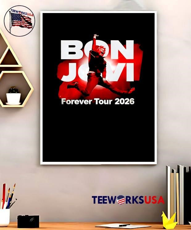 Bon Jovi Forever Tour 2026 Jon Rock Star Concert Fan Unisex shirt