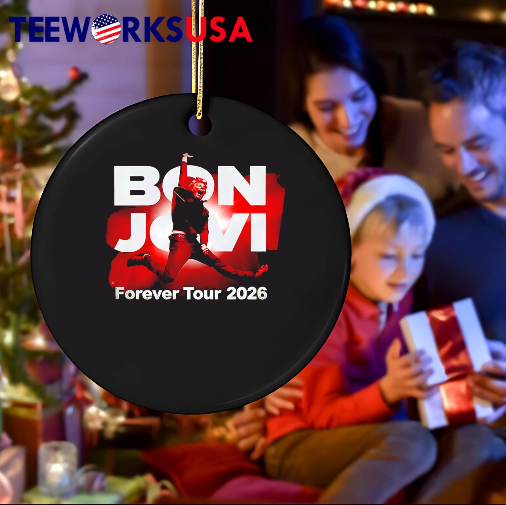 Bon Jovi Forever Tour 2026 Jon Rock Star Concert Fan Unisex shirt