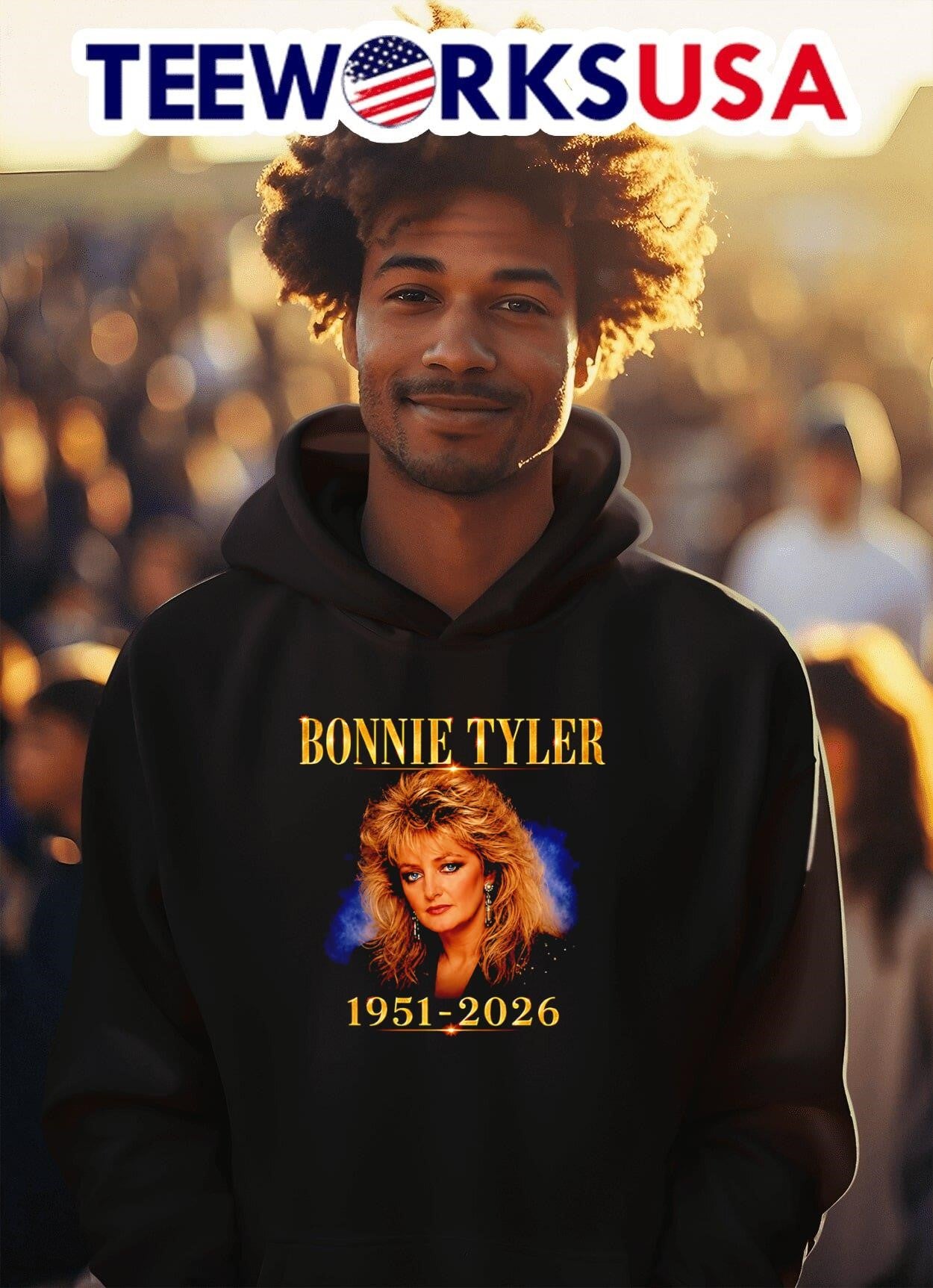 Bonnie Tyler 1951-2026 Tribute T-Shirt