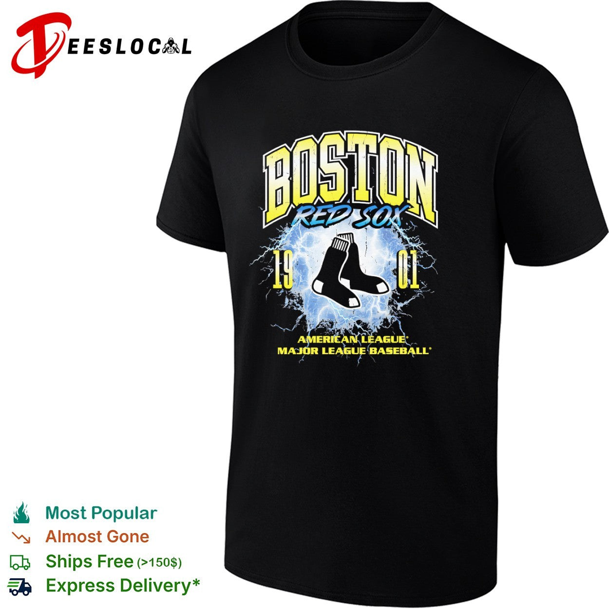 Boston Red Sox 1901 American League Major League Baseball shirt