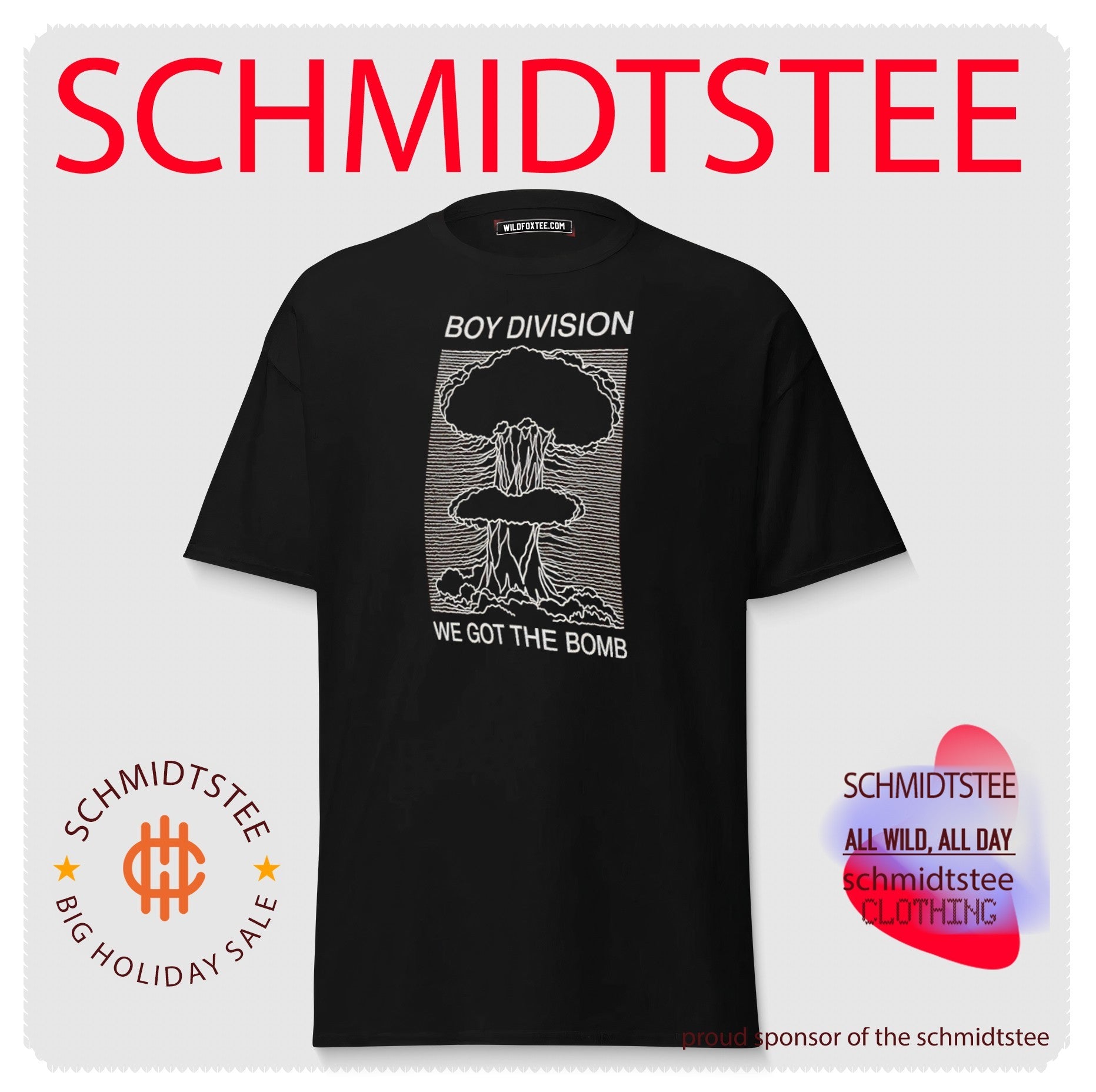 Boy Division My Chemical Romance We Got The Bomb shirt