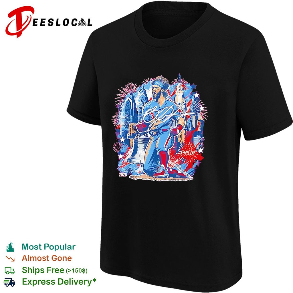 Bryce Harper Philadelphia Phillies 2026 Signature shirt