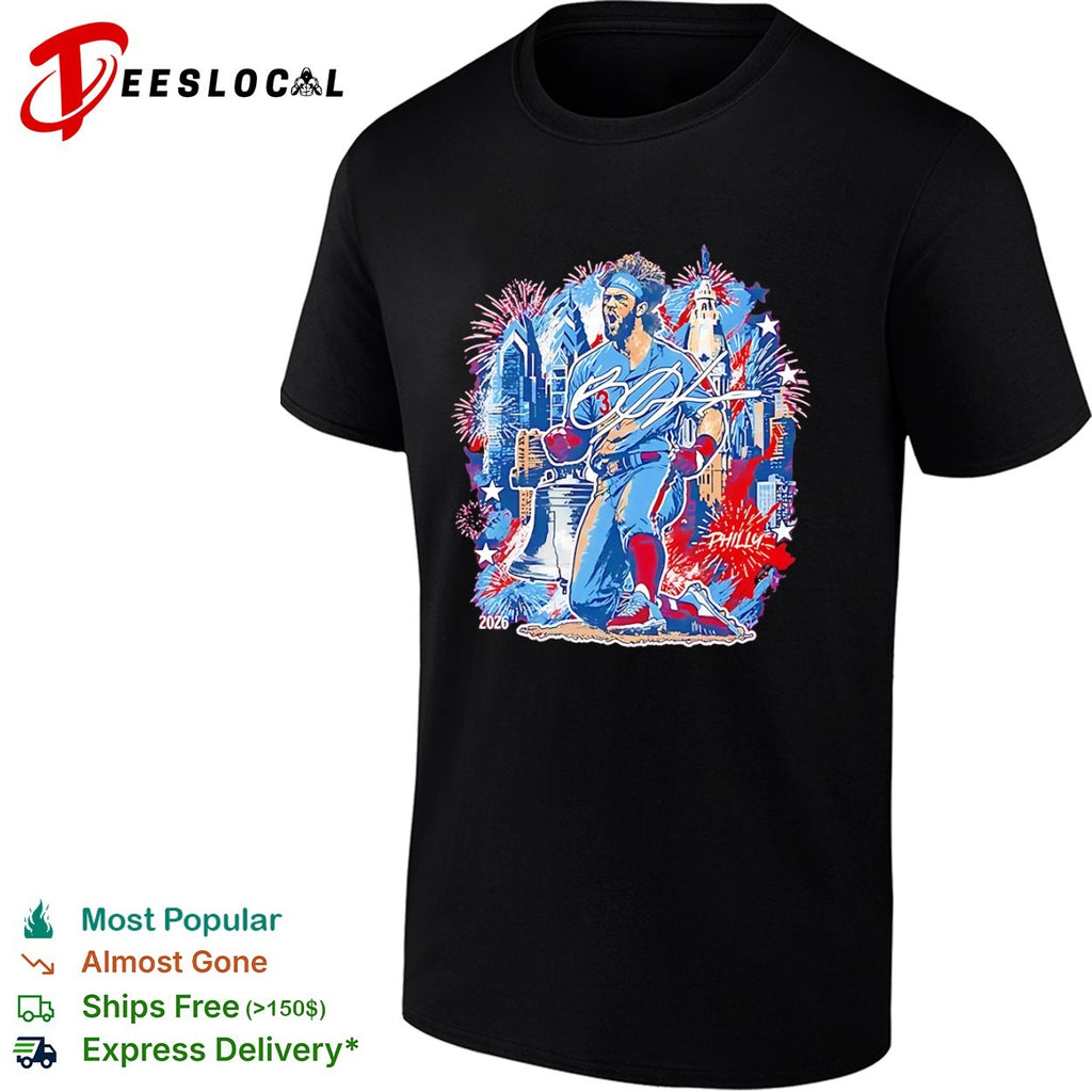 Bryce Harper Philadelphia Phillies 2026 Signature shirt