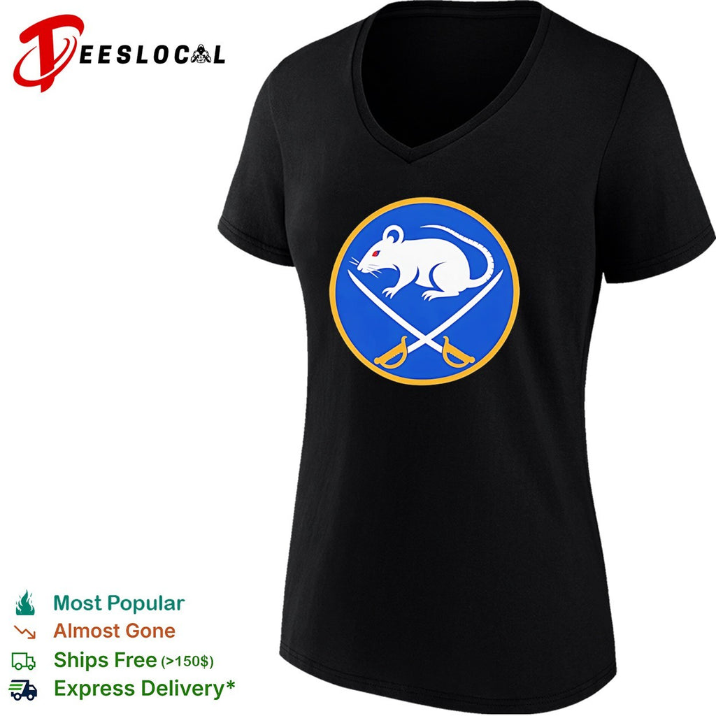Buffalo Sabres Rat Logo Parody NHL hockey shirt