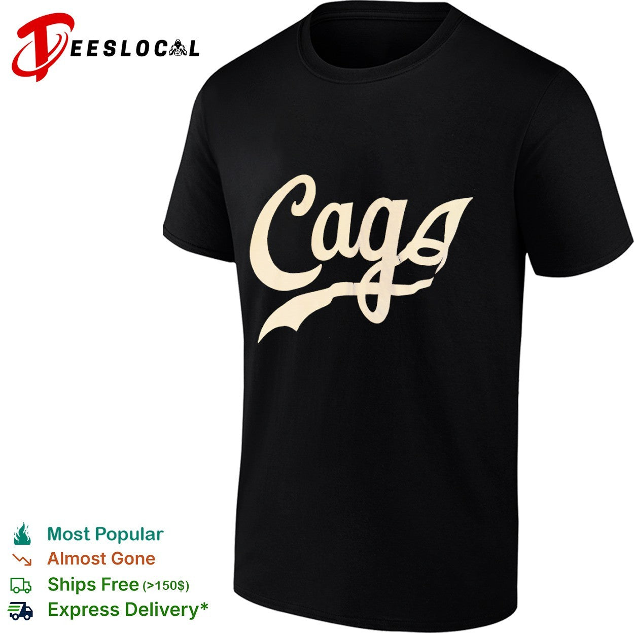 Cags style Los Angeles Dodgers logo shirt