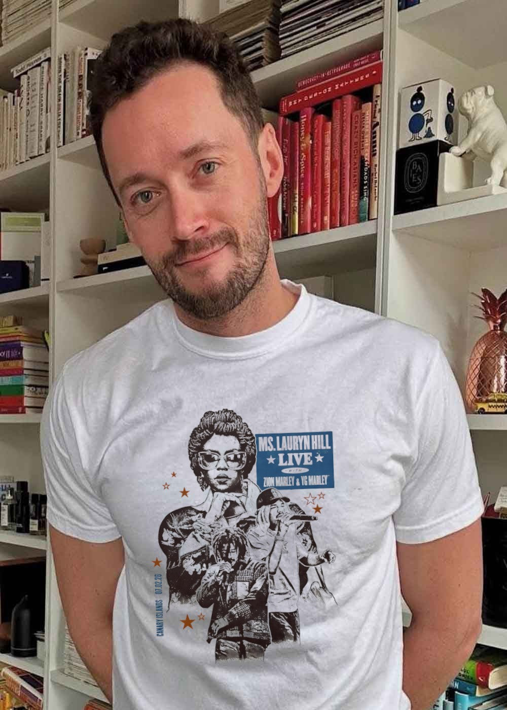 Canary Islands 070226 Ms Lauryn Hill Live with Zion YG Marley Concert T-Shirt