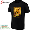Capybara sitting and eating a bowl of ramen noodles with chopsticks Japanese shirt