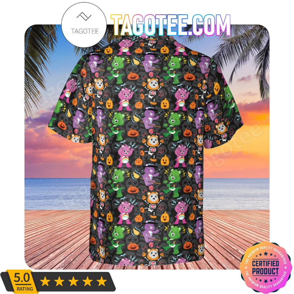 Care Bears And Cousins Halloween Men Aloha Casual Shirt