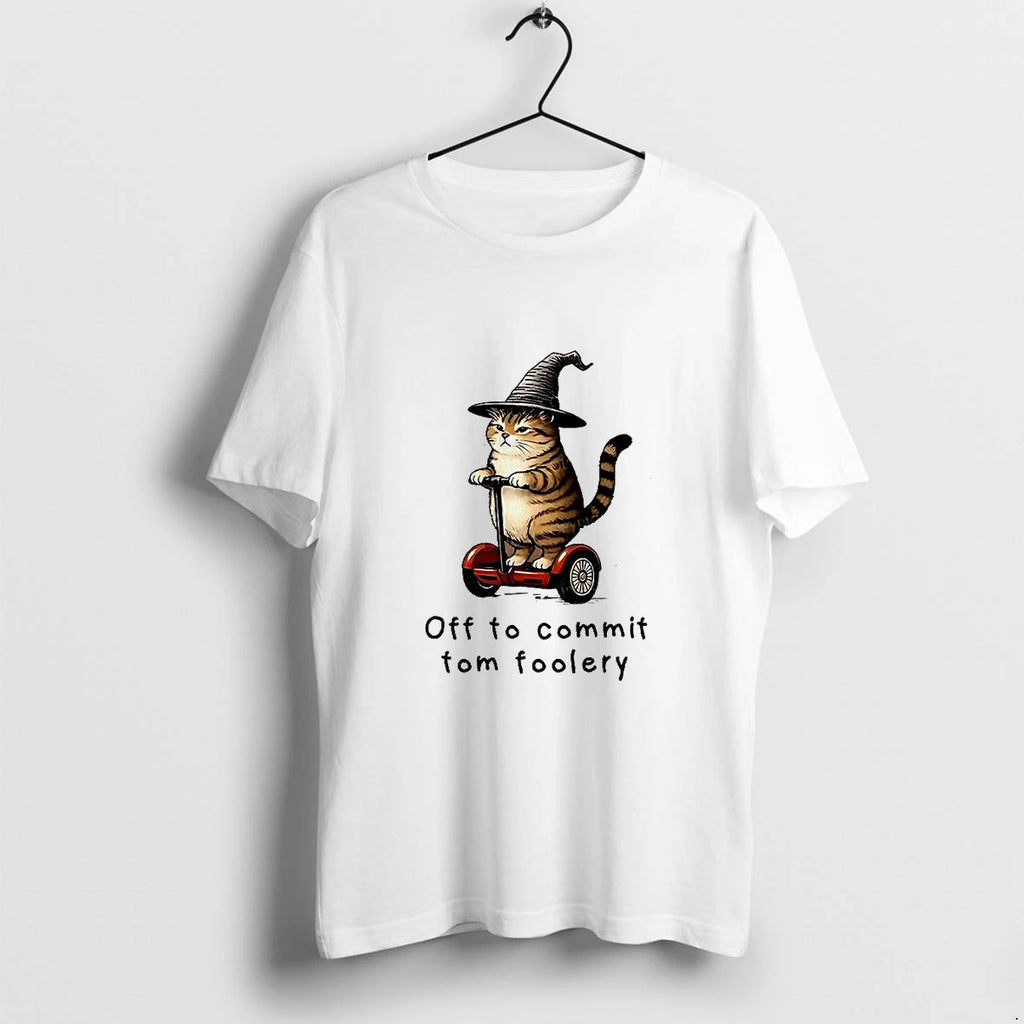 Cat Off To Commit Tom Foolery Tshirts Sweater