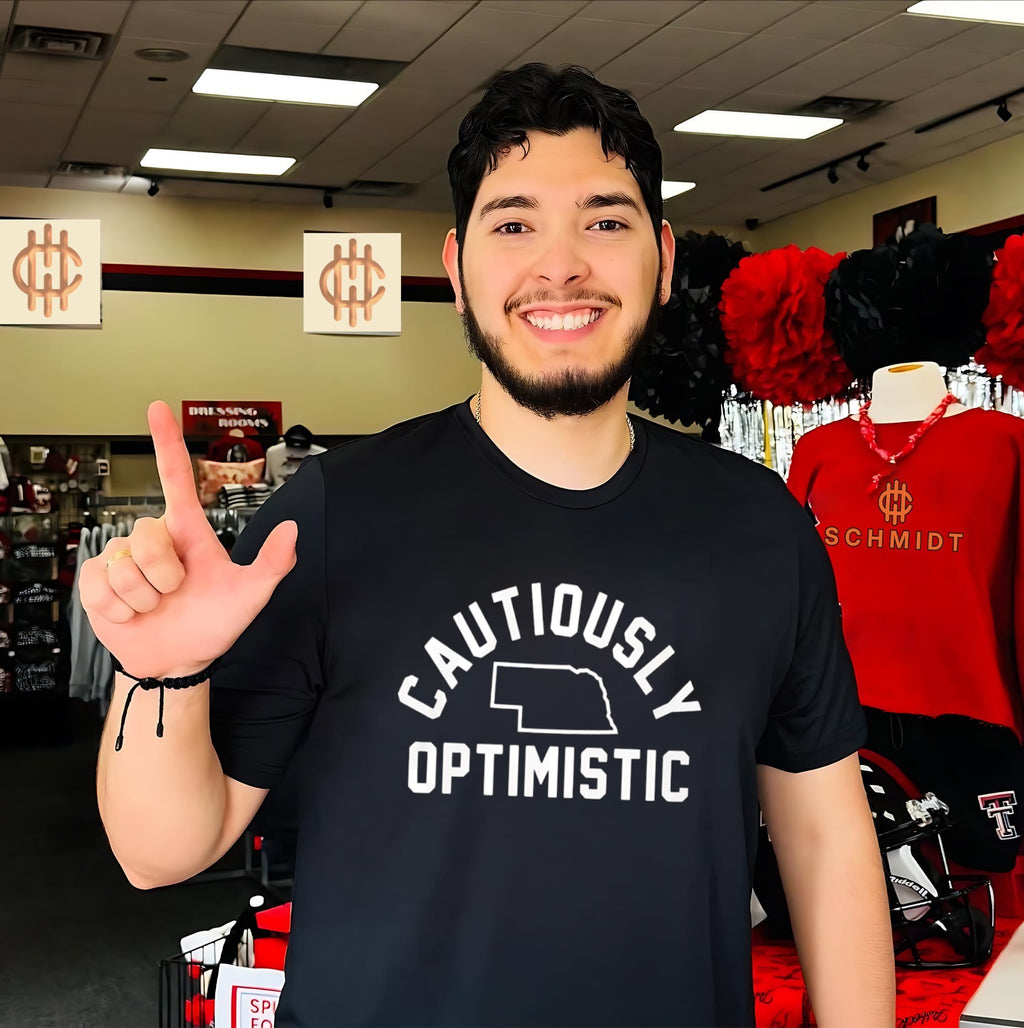 Cautiously Optimistic Nebraska Shirt